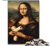 Puzzle da 1000 pezzi per adolescenti, Gioco astratto della Monna Lisa, Gioco per famiglie, Antistress, Sfida difficile, Un'opera d'arte per bambini dai 14 anni in su (Dimensioni 50x75cm)