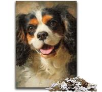 Puzzle da 1000 pezzi per adolescenti, gioco di famiglia con cani felici, antistress, sfida difficile, regali di Babbo Natale segreto, 50x75cm