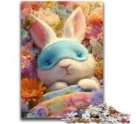Puzzle da 1000 pezzi per adolescenti, gioco di famiglia di conigli, antistress, sfida difficile, collezione di artisti, belle arti, 26x38cm
