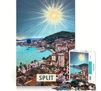 Puzzle da 1000 pezzi per adolescenti, gioco di incastro preciso, sfida mentale, divertimento e relax, scena natalizia (38x52cm)