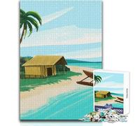 Puzzle da 1000 pezzi per adolescenti, gioco di sfida unico caraibico, sfida difficile, regalo per compleanni, dimensioni 50x75cm