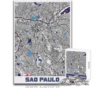 Puzzle da 1000 pezzi per adolescenti, gioco di sfida unico di San Paolo, antistress, regali di Babbo Natale segreto, dimensioni 50x75cm