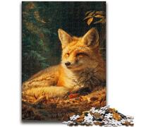 Puzzle da 1000 pezzi per adolescenti, gioco educativo per famiglie con animali e volpi, ideale come regalo per tutta la famiglia dai 14 anni in su, 50x75cm