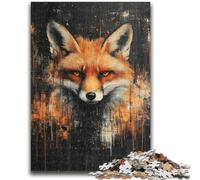 Puzzle da 1000 pezzi per adolescenti, gioco educativo per famiglie Fox Art, ideale come regalo per tutta la famiglia dai 14 anni in su, 50x75cm