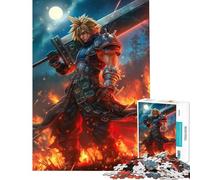 Puzzle da 1000 pezzi per adolescenti gioco fantasy con spadaccino e guerriero puzzle per adulti giocattolo antistress ideale per le vacanze a casa per ammazzare il tempo e per allenare la mente