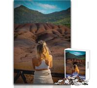 Puzzle da 1000 pezzi per adolescenti, gioco stimolante con l'ammirazione dell'isola, decorazione da parete, regalo per compleanni, dimensioni 50x75cm