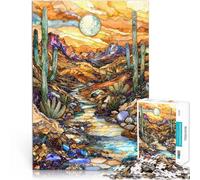 Puzzle da 1000 pezzi per adolescenti Gioielli del paesaggio solare Gioco pratico Ogni pezzo è unico - Gioco divertente e stimolante per tutta la famiglia 38x26cm
