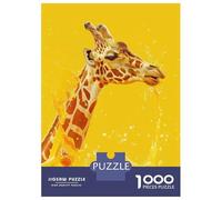 Puzzle Da 1000 Pezzi Per Adolescenti Giraffe Orange Juice Puzzle Per Adulti Giochi Per Famiglie Vacanze in Casa Passatempo Regali Unici Per Compleanni E Regali 52x38cm/1000pcs