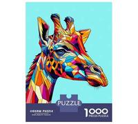 Puzzle Da 1000 Pezzi Per Adolescenti Giraffe Wpap Pop Art Puzzle Per Adulti Giochi Rilassanti Decorazione Per La Casa Regali Di Compleanno E Unici 70x50cm/1000pcs