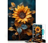 Puzzle da 1000 pezzi per adolescenti Girasole Bliss Taglio preciso Arte Concentrazione Gioco divertente Relax Tempo di gioco Regalo di compleanno divertente (38x52cm)