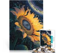 Puzzle da 1000 pezzi per adolescenti Girasole dell'universo Vacanza a casa: uccidere il tempo con poster abbinato e foglio di quiz 52x38cm