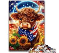 Puzzle da 1000 pezzi per adolescenti Girasole Yak per gioco educativo Sfida Giocattolo Offerta Come Regalo per Tutta la Famiglia 38x26cm