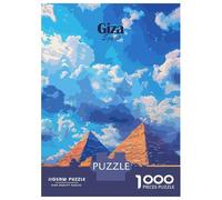 Puzzle Da 1000 Pezzi Per Adolescenti Giza Pyramids, Egypt Puzzle Per Adulti Giochi Rilassanti Taglio Di Precisione Regali Per Amici E Familiari 38x26cm/1000pcs