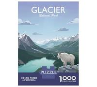 Puzzle Da 1000 Pezzi Per Adolescenti Glacier National Park Puzzle Per Adulti Gioco Pratico Ma Divertente E Umoristico Sfida Educativa 52x38cm/1000pcs