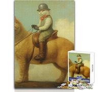 Puzzle da 1000 pezzi per adolescenti Gli assurdi amici felini Rilassante e dolce svago Gioco artigianale con taglio fine e liscio Dimensioni 38x52cm