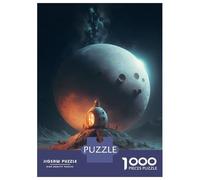 Puzzle Da 1000 Pezzi Per Adolescenti Go to The Moon Puzzle Per Adulti Giochi Rilassanti Taglio Di Precisione Regali Per Amici E Familiari 70x50cm/1000pcs