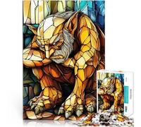 Puzzle da 1000 pezzi per adolescenti Goblin in vetro colorato Giocattoli da gioco per regalo di famiglia Migliorare l'amore tra le coppie 38x26cm