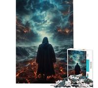 Puzzle da 1000 pezzi per adolescenti "God Descent Into Madness" gioco educativo gioco stimolante regalo di compleanno per donne (dimensioni 38x26cm)