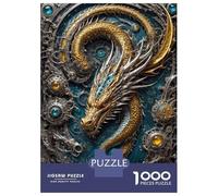 Puzzle Da 1000 Pezzi Per Adolescenti Golden Dragon Chronicles Puzzle Per Adulti Giochi Rilassanti Decorazione Per La Casa Regali Di Compleanno E Unici 52x38cm/1000pcs