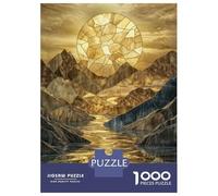 Puzzle Da 1000 Pezzi Per Adolescenti Golden Mountain Landscape Puzzle Per Adolescenti Giocattoli Antistress Regalo Di Compleanno, Natale 70x50cm/1000pcs