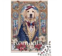 Puzzle Da 1000 Pezzi Per Adolescenti Golden Retriever Christmas Card-1 Puzzle Per Adolescenti Gioco Per Famiglie Migliora La Memoria Regali Unici Per Compleanno E Natale 38x26cm/1000pcs
