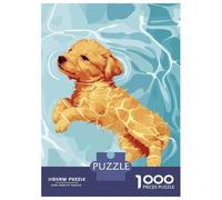 Puzzle Da 1000 Pezzi Per Adolescenti Golden Retriever Puppy Swimming Puzzle Per Adulti Giochi Rilassanti Perfetto Per Decorare E Fare Regali A Tutta La Famiglia 70x50cm/1000pcs