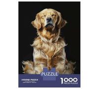Puzzle Da 1000 Pezzi Per Adolescenti Golden Retriever Yoga Rela Puzzle Per Adulti Giocattolo Decorazione Da Parete Arte Da Parete Offerta Come Regalo Per Tutta La Famiglia 38x26cm/1000pcs