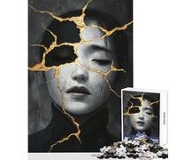 Puzzle da 1000 pezzi per adolescenti Golden Shadows Giocattoli fai da te Ottimi regali e giocattoli Gioco educativo Aiuta l'esercizio del cervello Dimensioni 38x52cm