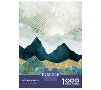 Puzzle Da 1000 Pezzi Per Adolescenti Golden Sunrise Puzzle Per Adolescenti, Rompicapo, Gioco Di Modelli, Assemblaggio, Unici, Compleanno E Regali 70x50cm/1000pcs