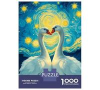 Puzzle Da 1000 Pezzi Per Adolescenti Goose Under Starry Night Puzzle Per Adolescenti Giochi Per Famiglie Sfida Difficile Regali Di Compleanno E Unici 52x38cm/1000pcs