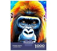 Puzzle Da 1000 Pezzi Per Adolescenti Gorilla Primate Portrait Puzzle Per Adulti Giochi Per Famiglie Ma Divertenti E Umoristici Regali Unici Per Compleanno 38x26cm/1000pcs