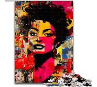 Puzzle da 1000 pezzi per adolescenti, graffiti artistici, antistress, sfide difficili, regali di Babbo Natale segreto per età dai 14 anni in su (dimensioni 26x38cm)