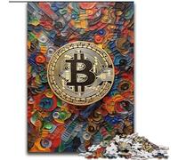 Puzzle da 1000 pezzi per adolescenti, graffiti, bitcoin, educativi, ideali come regalo per tutta la famiglia (dimensioni 50x75cm)