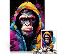 Puzzle da 1000 pezzi per adolescenti Graffiti Street Art Giocattoli Giochi Educativi Antistress Migliorare l'amore tra le coppie 75x50cm