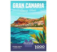 Puzzle Da 1000 Pezzi Per Adolescenti Gran Canaria Canary Island Puzzle Per Adulti Gioco Pratico Assemblaggio Di Modelli Per Compleanno, Natale 38x26cm/1000pcs