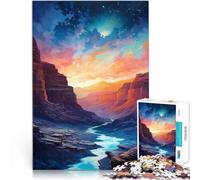 Puzzle da 1000 pezzi per adolescenti Grand Canyon dal basso Giocattoli di gioco impegnativi Migliorare l'amore tra le coppie 52x38cm