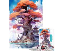 Puzzle da 1000 pezzi per adolescenti grande albero mistico gioco rilassante per adulti regalo per donne compleanno e Natale (dimensioni 38x52cm)