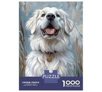 Puzzle Da 1000 Pezzi Per Adolescenti Great Pyrenees Dog Portrait Puzzle Per Adulti Giochi Rilassanti Decorazione Per La Casa Offerta Come Regalo Per Tutta La Famiglia 70x50cm/1000pcs