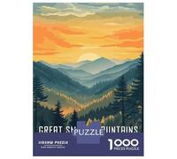 Puzzle Da 1000 Pezzi Per Adolescenti Great Smoky Mountains National Park Puzzle Per Adulti Giochi Divertenti Assemblaggio Di Modelli Regali Unici Per Compleanni 52x38cm/1000pcs
