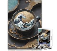Puzzle da 1000 pezzi per adolescenti Great Wave Kintsugi Art Bellissimo design Gioco Regalo di compleanno Opera d'arte Dimensioni 50x75cm