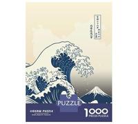 Puzzle Da 1000 Pezzi Per Adolescenti Great Wave Off Kanagawa Puzzle Per Adulti Gioco Pratico Sfida Difficile Sfida Educativa 70x50cm/1000pcs