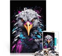 Puzzle da 1000 pezzi per adolescenti Gru Animale Colorato Allena il tuo cervello e le tue mani perché è ideale come regalo per tutta la famiglia 38x26cm