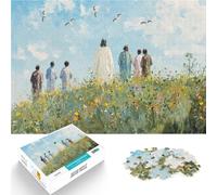 Puzzle da 1000 pezzi per adolescenti Guarda la Bibbia di Gesù degli Uccelli Attività per famiglie è ideale come regalo per tutta la famiglia 75x50cm