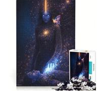Puzzle da 1000 pezzi per adolescenti: Guaritore Cosmico dal Cuore Aperto, Giochi Divertenti, Allena la Mente e le Mani, Migliora l'Amore tra le Coppie 38x52cm