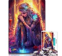 Puzzle da 1000 pezzi per adolescenti, guerriera anime per adulti, sfida di intelligenza cerebrale, giocattoli avvincenti per la decorazione della casa (dimensioni 38x26cm)