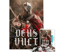 Puzzle da 1000 pezzi per adolescenti Guerrieri della Croce puzzle antistress per adulti giocattolo per il divertimento in famiglia aiuta ad allenare il cervello (dimensioni 50x75cm)