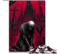 Puzzle da 1000 pezzi per adolescenti, Guerriero misterioso, apprendimento educativo, ideale come regalo per tutta la famiglia dimensioni 50x75cm