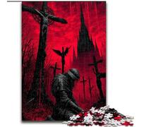 Puzzle da 1000 pezzi per adolescenti Guerriero misterioso, dai 14 anni in su Ogni pezzo è unico Gioco divertente e stimolante per tutta la famiglia Ottimo regalo dimensioni 26x38cm
