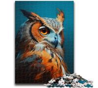 Puzzle da 1000 pezzi per adolescenti Gufo Gioco stimolante Giocattoli Ideale come regalo per tutta la famiglia 26x38cm