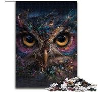 Puzzle da 1000 pezzi per adolescenti, gufo misterioso, antistress, sfida difficile, regali di Babbo Natale segreto per ragazzi dai 14 anni in su (dimensioni 26x38cm)